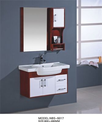 China 5mm silvered float mirror Hanging Bathroom vanity witn mirror Stainless steel soft hinges supplier