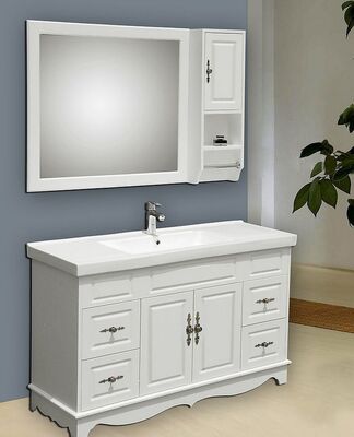 China Simple modern Feature italian / european bathroom vanities square ceramic basin supplier